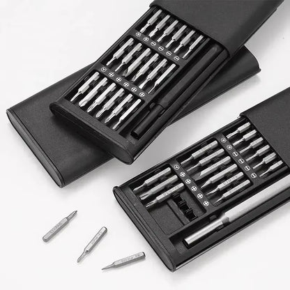 Screwdriver Set, 25 in 1 with 24 Piece Mini Pocket Screwdriver Set, Small Repair Set for Mobile Phone/Pc/Came