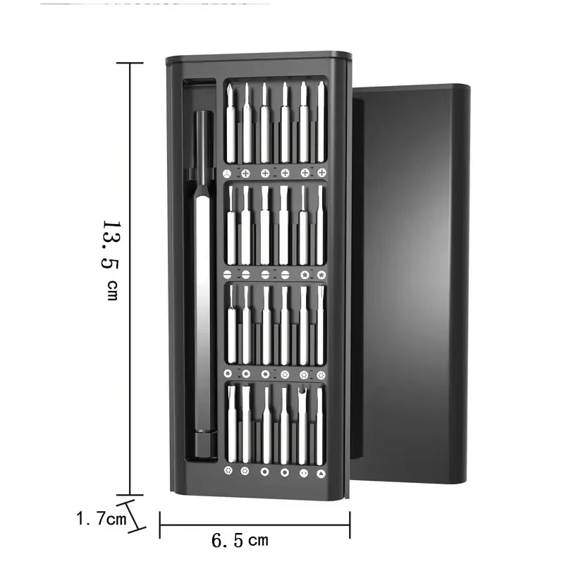 Screwdriver Set, 25 in 1 with 24 Piece Mini Pocket Screwdriver Set, Small Repair Set for Mobile Phone/Pc/Came